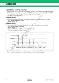 MB39C316PW-G-ERE1 Datasheet Page 17