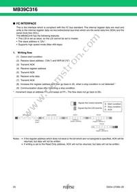 MB39C316PW-G-ERE1 Datasheet Page 21