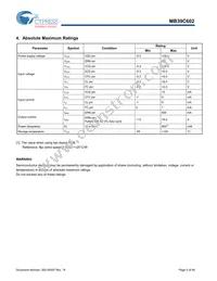 MB39C602PNF-G-JNEFE1 Datasheet Page 5