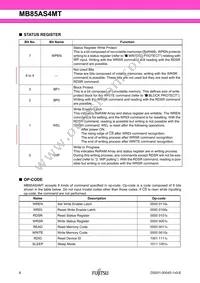 MB85AS4MTPF-G-BCERE1 Datasheet Page 6