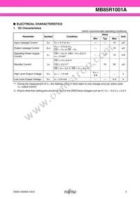 MB85R1001ANC-GE1 Datasheet Page 5