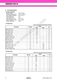 MB85R1001ANC-GE1 Datasheet Page 6