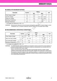 MB85R1002ANC-GE1 Datasheet Page 5