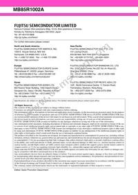 MB85R1002ANC-GE1 Datasheet Page 16