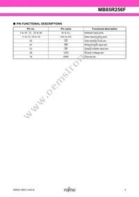 MB85R256FPF-G-BND-ERE1 Datasheet Page 3