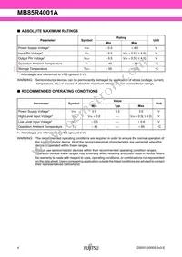 MB85R4001ANC-GE1 Datasheet Page 4