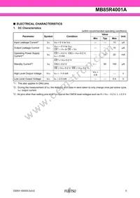 MB85R4001ANC-GE1 Datasheet Page 5