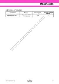 MB85R4002ANC-GE1 Datasheet Page 17