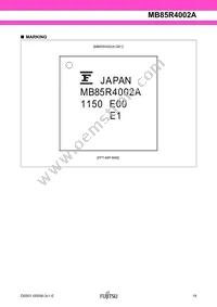 MB85R4002ANC-GE1 Datasheet Page 19