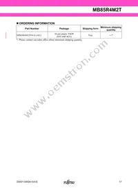 MB85R4M2TFN-G-JAE2 Datasheet Page 17