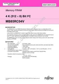 MB85RC04VPNF-G-JNERE1 Cover