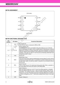 MB85RC04VPNF-G-JNERE1 Datasheet Page 2