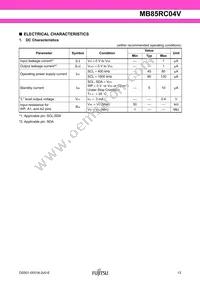 MB85RC04VPNF-G-JNERE1 Datasheet Page 13