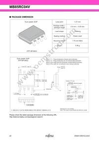 MB85RC04VPNF-G-JNERE1 Datasheet Page 22