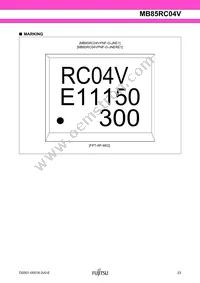 MB85RC04VPNF-G-JNERE1 Datasheet Page 23