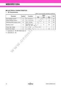 MB85RC128APNF-G-JNE1 Datasheet Page 12