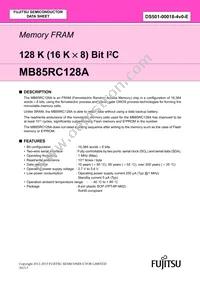 MB85RC128APNF-G-JNERE1 Datasheet Cover