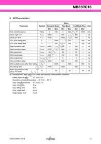 MB85RC16PN-G-AMERE1 Datasheet Page 13