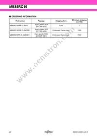 MB85RC16PN-G-AMERE1 Datasheet Page 20