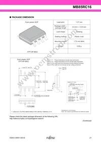 MB85RC16PN-G-AMERE1 Datasheet Page 21