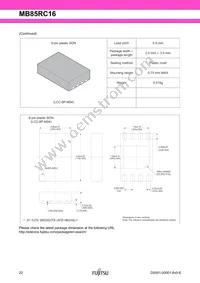 MB85RC16PN-G-AMERE1 Datasheet Page 22