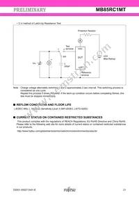 MB85RC1MTPNF-G-JNERE1 Datasheet Page 21