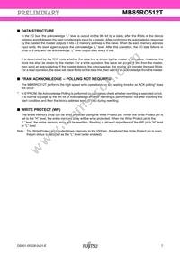 MB85RC512TPNF-G-JNERE1 Datasheet Page 7