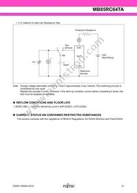 MB85RC64TAPNF-G-BDE1 Datasheet Page 21