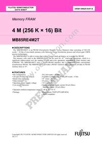 MB85RE4M2TFN-G-ASE1 Datasheet Cover