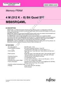 MB85RQ4MLPF-G-BCERE1 Datasheet Cover
