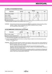 MB85RQ4MLPF-G-BCERE1 Datasheet Page 21