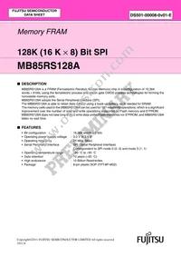 MB85RS128APNF-G-JNE1 Datasheet Cover