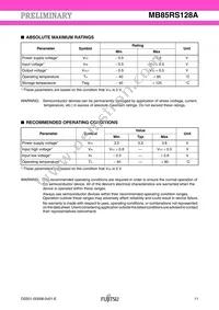 MB85RS128APNF-G-JNE1 Datasheet Page 11