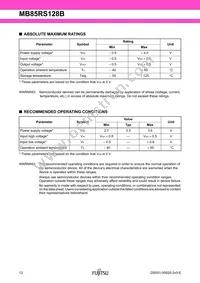 MB85RS128BPNF-G-JNERE1 Datasheet Page 12