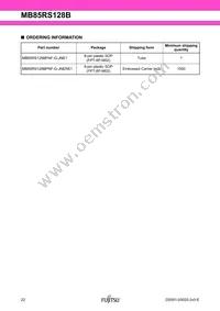 MB85RS128BPNF-G-JNERE1 Datasheet Page 22