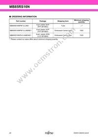 MB85RS16NPN-G-AMEWE1 Datasheet Page 20