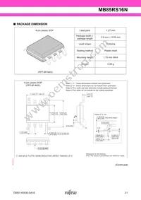 MB85RS16NPN-G-AMEWE1 Datasheet Page 21