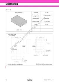 MB85RS16NPN-G-AMEWE1 Datasheet Page 22