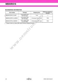 MB85RS16PNF-G-JNERE1 Datasheet Page 20