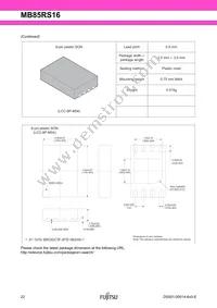 MB85RS16PNF-G-JNERE1 Datasheet Page 22