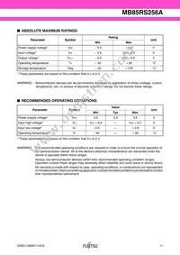 MB85RS256APNF-G-JNE1 Datasheet Page 11