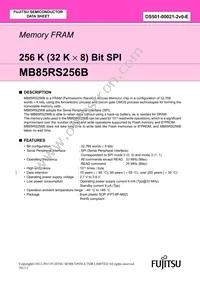 MB85RS256BPNF-G-JNE1 Datasheet Cover