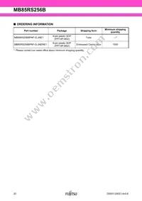 MB85RS256BPNF-G-JNERE1 Datasheet Page 20