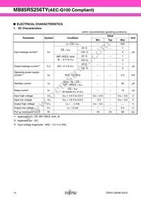 MB85RS256TYPNF-GS-BCERE1 Datasheet Page 14