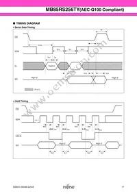 MB85RS256TYPNF-GS-BCERE1 Datasheet Page 17