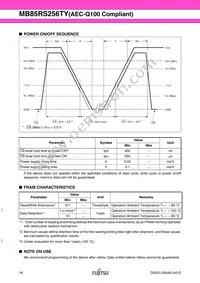 MB85RS256TYPNF-GS-BCERE1 Datasheet Page 18