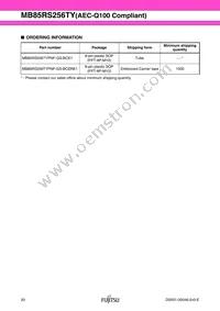 MB85RS256TYPNF-GS-BCERE1 Datasheet Page 20