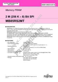 MB85RS2MTPH-G-JNE1 Datasheet Cover