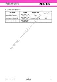 MB85RS2MTPH-G-JNE1 Datasheet Page 23