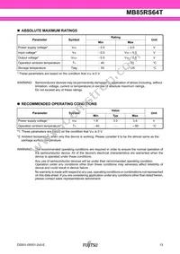 MB85RS64TPN-G-AMEWE1 Datasheet Page 13